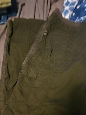Style & Co. Dark Olive Green Casual Bottoms